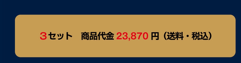 3�Z�b�g ���i����@23,870�~�i�����E�ō��j