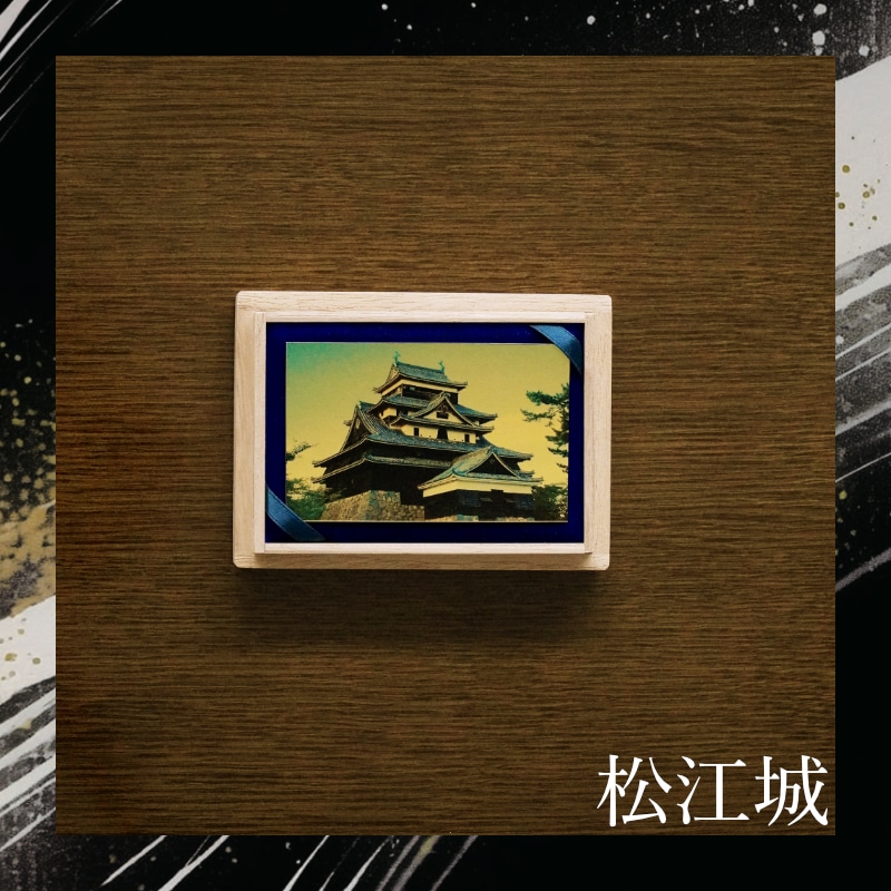 国宝五城 特製純金カードセット 松江城