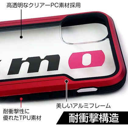 nismo ビックロゴクリアバックカバーケース for iPhone12 Pro Max [NM-P20L-PC1 RD]