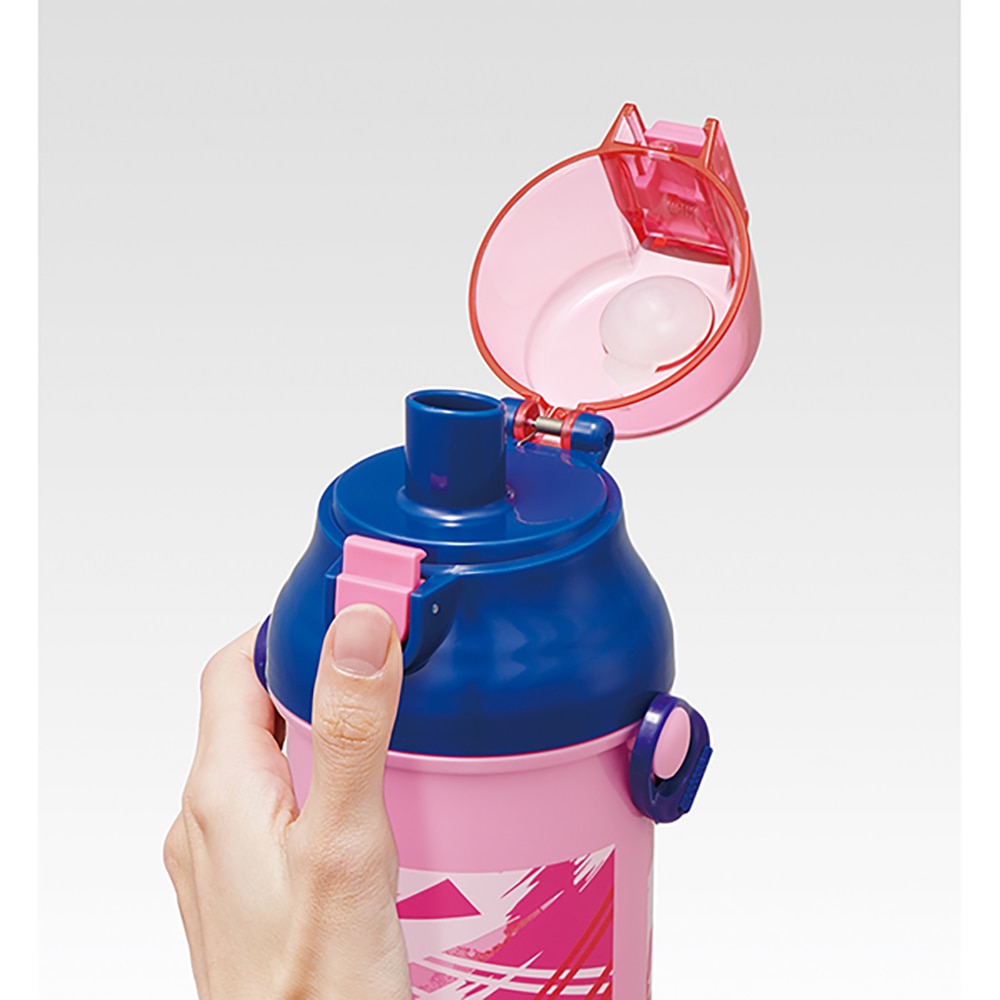 抗菌食洗機対応直飲みプラワンタッチボトル 800ml ミズノ pink PSB8RAG