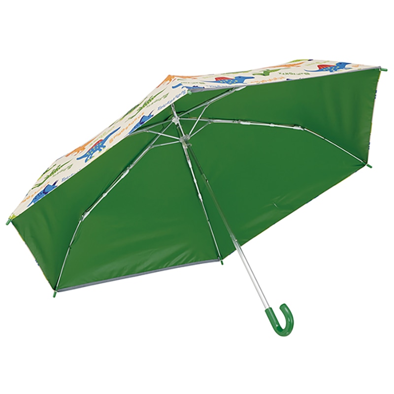 子供用晴雨兼用折りたたみ傘 50cm DINOSAURS PICTURE BOOK UBOTSR1