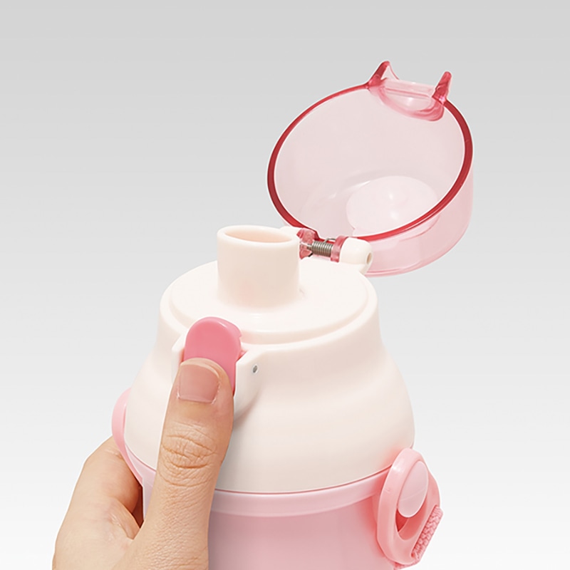 抗菌食洗機対応直飲プラワンタッチボトル ムーミン(アニメーション) ピンク PSB5SANAG