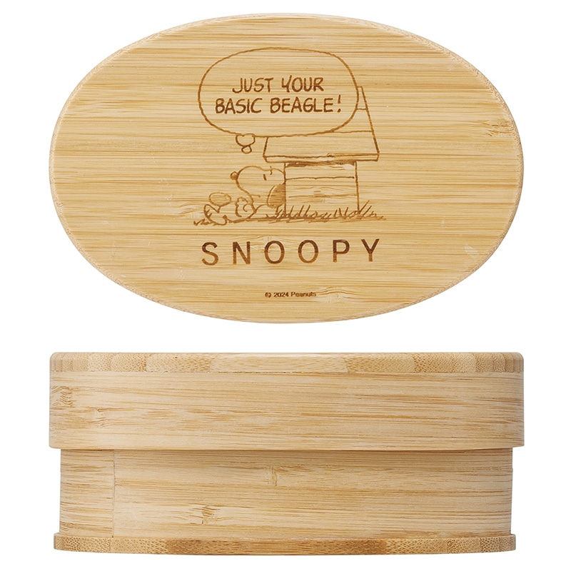 竹製ランチボックス 600ml SNOOPY BWLB6｜郵便局のネットショップ
