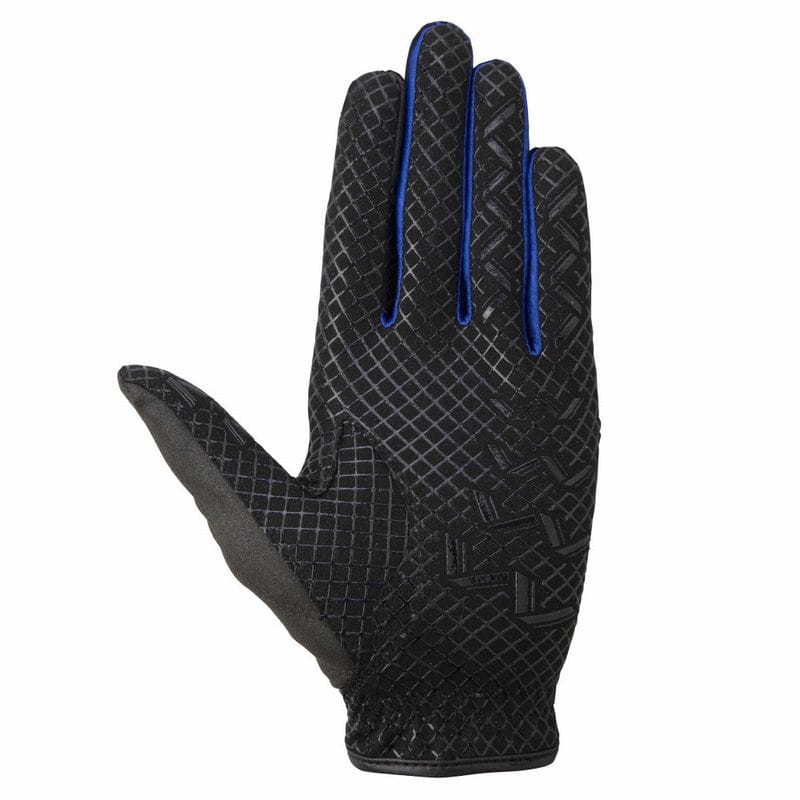 ゴルフ用手袋　W-GRIP　27ブラック×ブルー【左手用・23cm】
