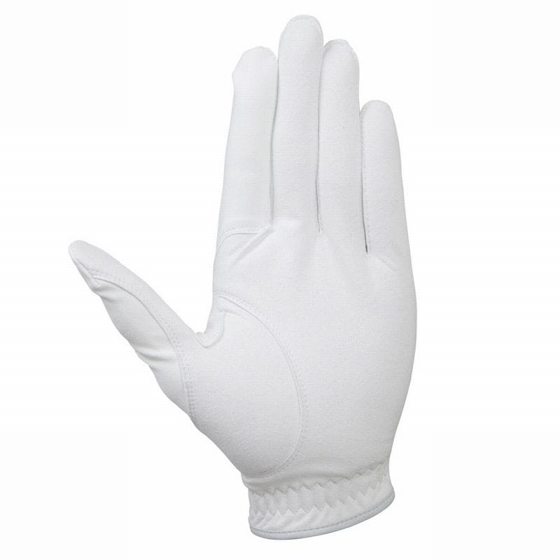 ゴルフ用手袋　MizunoPro　01ホワイト【左手用・23cm】
