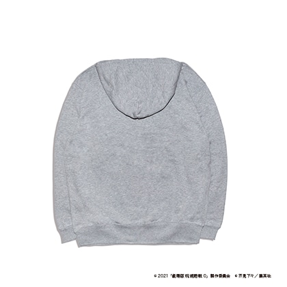 MIW × 劇場版 呪術廻戦0 pull over hoodie sweat(size L) gray / 狗巻棘・乙骨憂太・禪院真希・パンダ