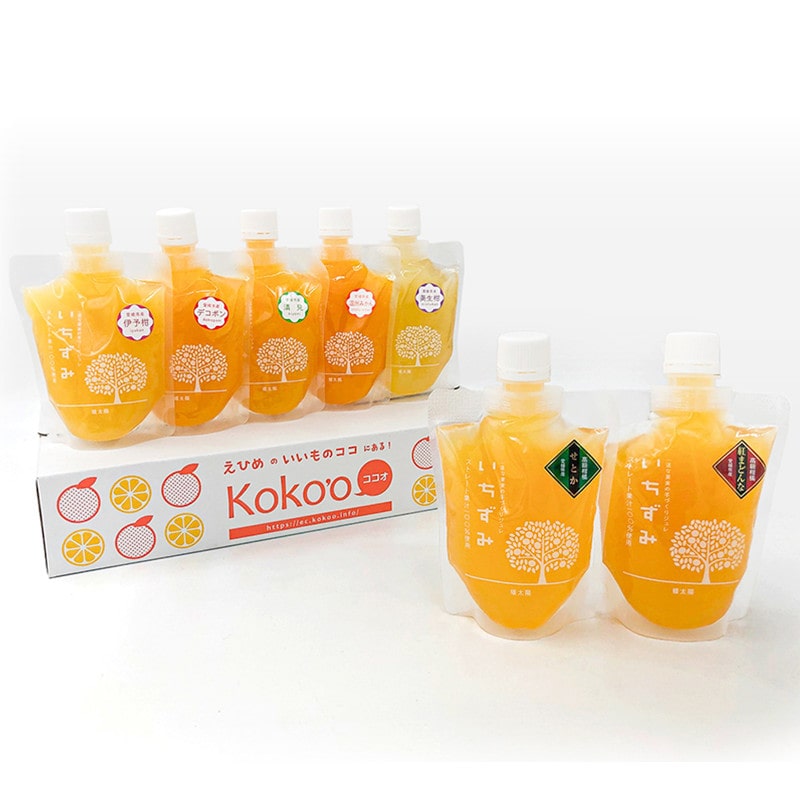 Koko’o(ココオ)　かんきつジュレ「いちずみ」7種食べ比べセット