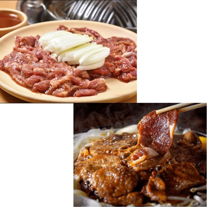 【冷凍】北海道産ラム肉とエゾジカのジンギスカンセット
