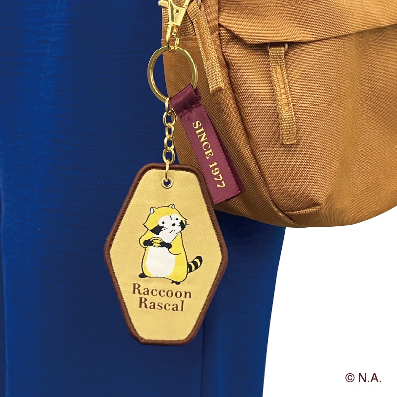 あらいぐまラスカル／ジャガード織キーホルダー｜郵便局のネット