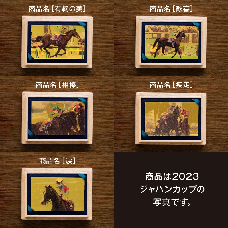 イクイノックス 引退記念 特製純金カードセット　2023ジャパンカップ（有終の美）