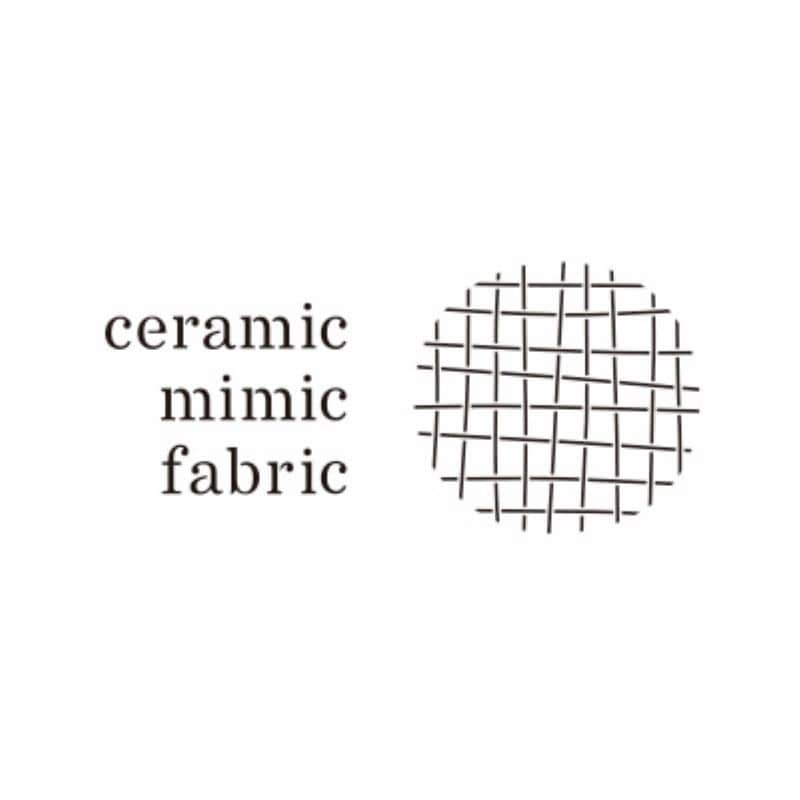 ceramic mimic fabric ロックグラス【いいものジャパン】