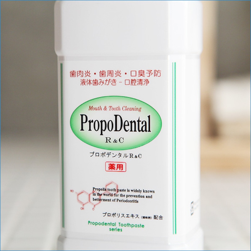 日本自然療法　薬用液体歯磨き プロポデンタルリンス 高濃度プロポリス配合マウスウォッシュ 1本（300ml)