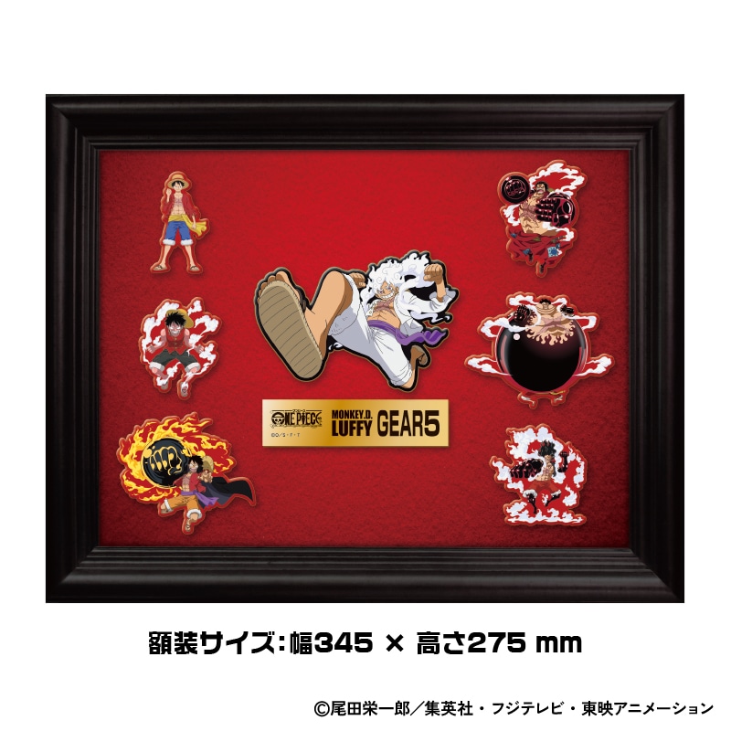 ONE PIECE 額装ピンズセット LUFFY
