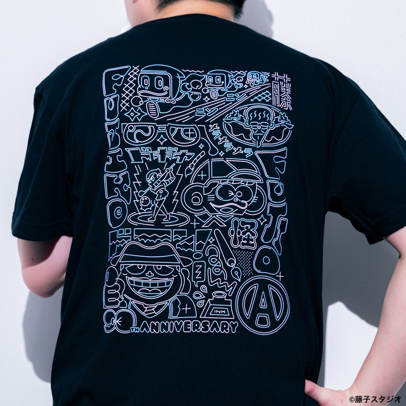 藤子不二雄(A) 生誕90周年記念 Tシャツ 黒L(L 黒)｜郵便局のネットショップ