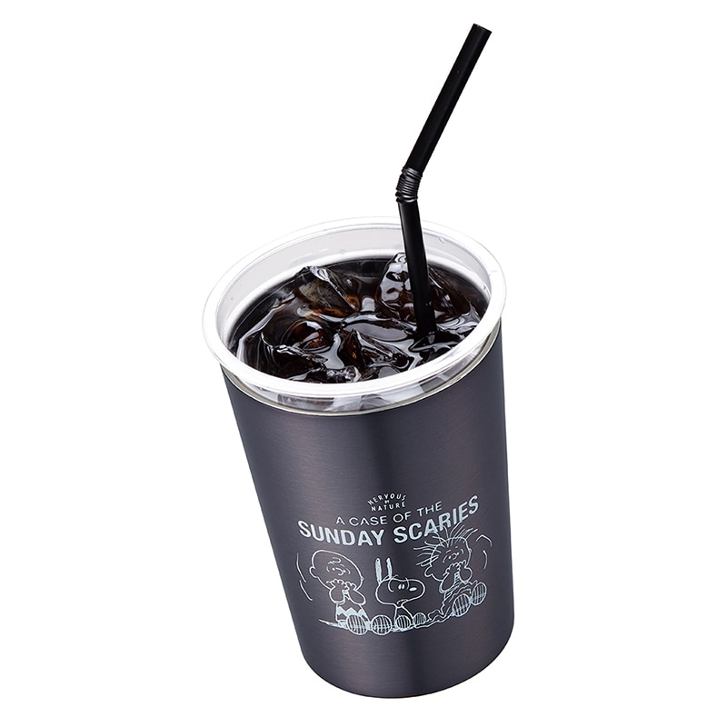 コンビニコーヒーステンレスタンブラー M 400ml PEANUTS GOODNESS 75th