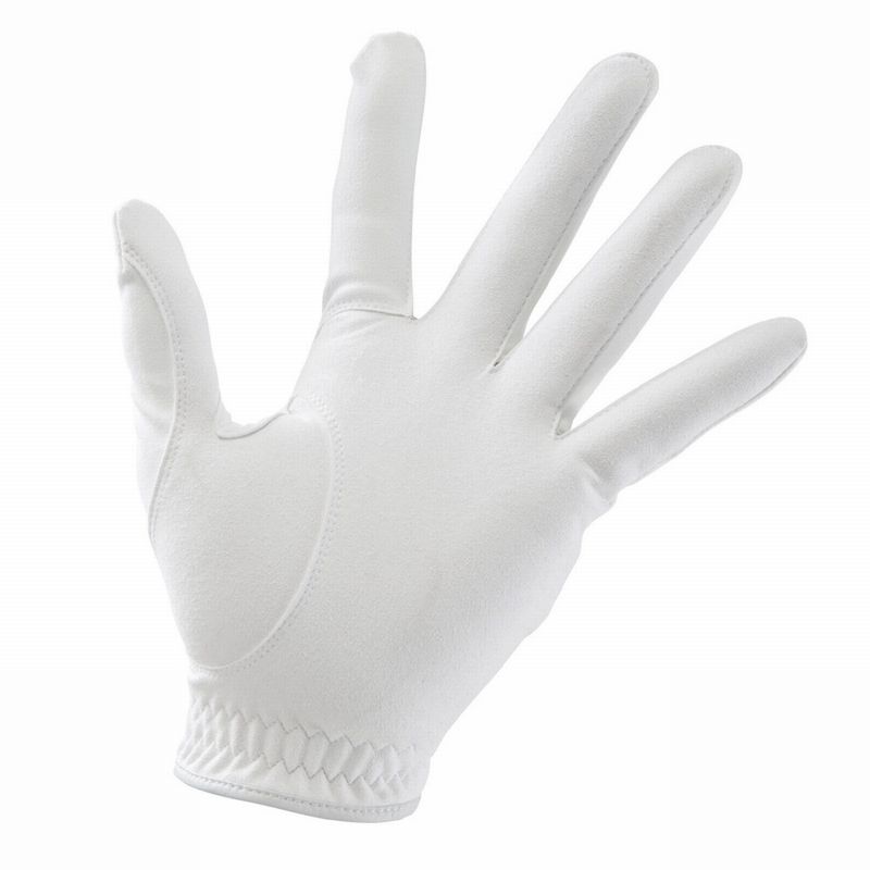 ゴルフ用手袋　MizunoPro　01ホワイト【左手用・24cm】