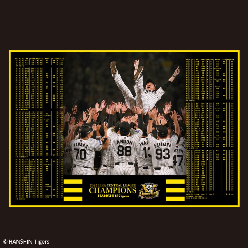 阪神タイガース 2025 JERA セントラル・リーグ優勝記念フレーム切手