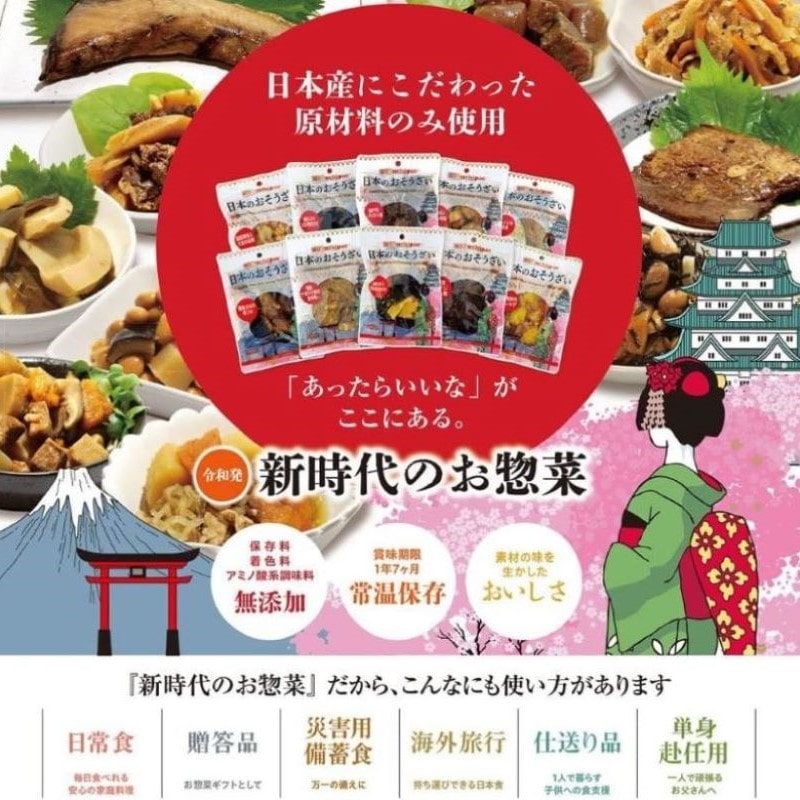 日本のお惣菜 10種セット