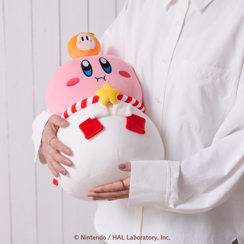 星のカービィ おもちもちもちクッション（ほおばり）｜郵便局の