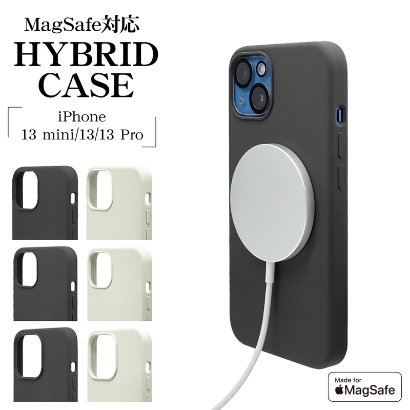 iPhone13 mini ケース カバー ハイブリッド 耐衝撃吸収 MagSafe対応 