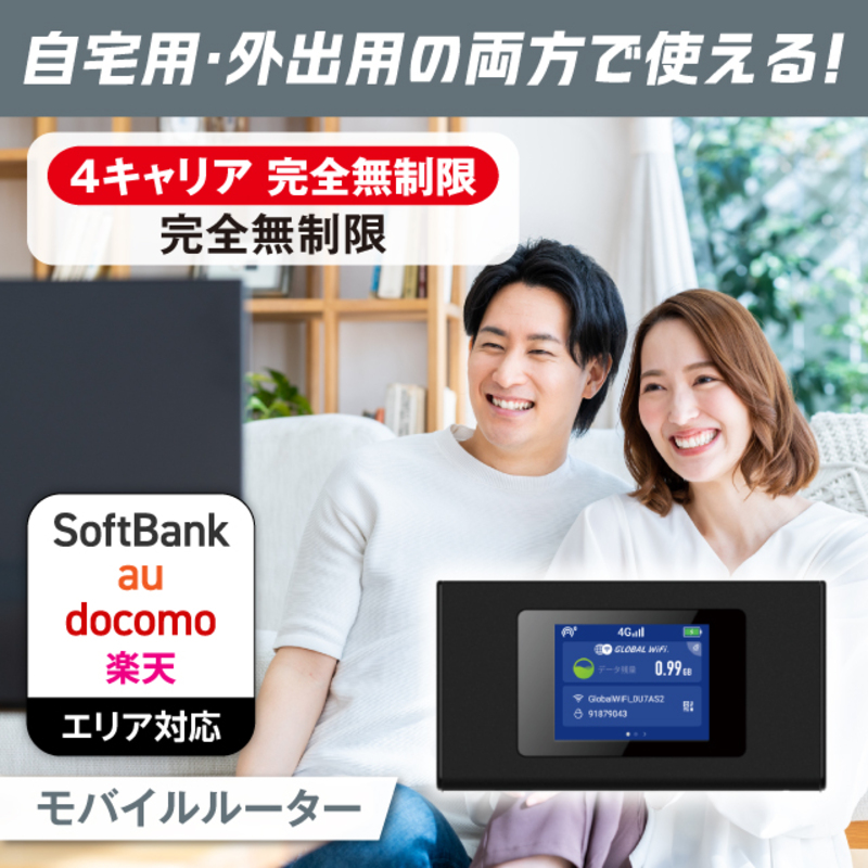 WiFi�����^�� 3�`90���v���� 4�L�����A ���S������ SoftBank docomo au �y�V