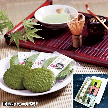 抹茶サブレと緑茶セット