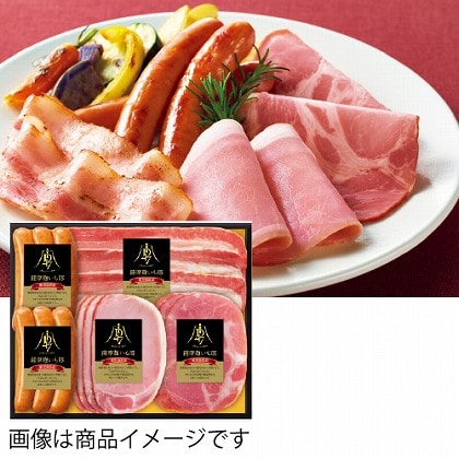 <※お歳暮対象商品>ID47 鹿児島県産薩摩麹いも豚スライスハム詰合せ