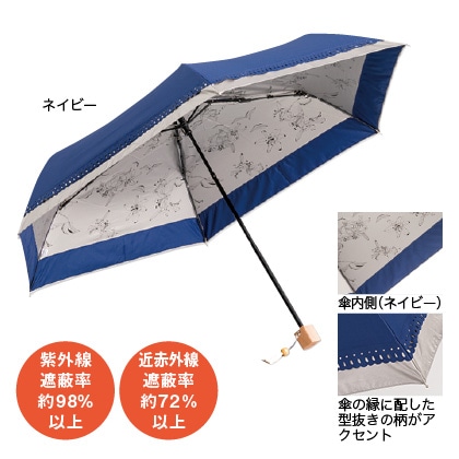 晴雨兼用日傘（ネイビー）