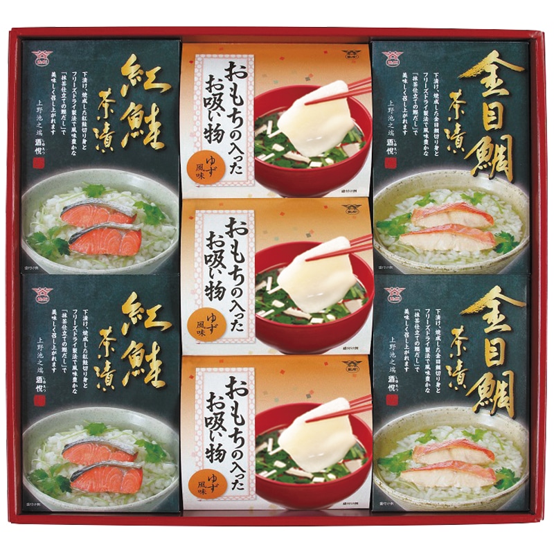 <※お歳暮対象商品>お茶漬・もち入り吸い物詰合せ