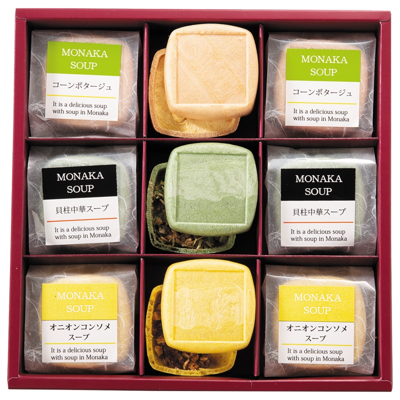 <※お中元対象商品>最中スープ詰合せ