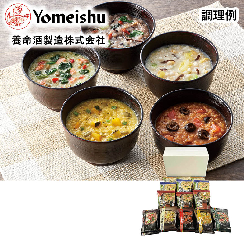 <※お中元対象商品>養命酒製造 お粥・にゅうめん(東海版)