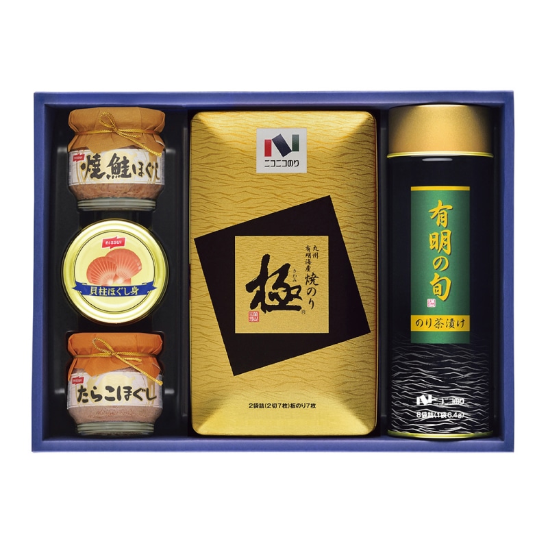 <お歳暮>ニコニコのり 海苔・茶漬・瓶詰・缶詰 詰合せ MB−30HT