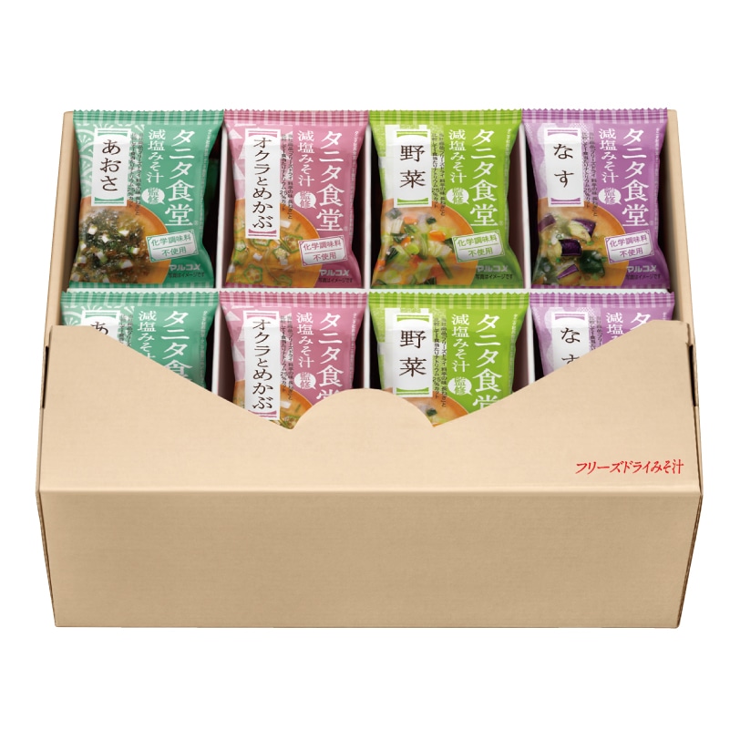 <お歳暮>(食品)タニタ食堂監修 フリーズドライみそ汁詰合せ(東海版)