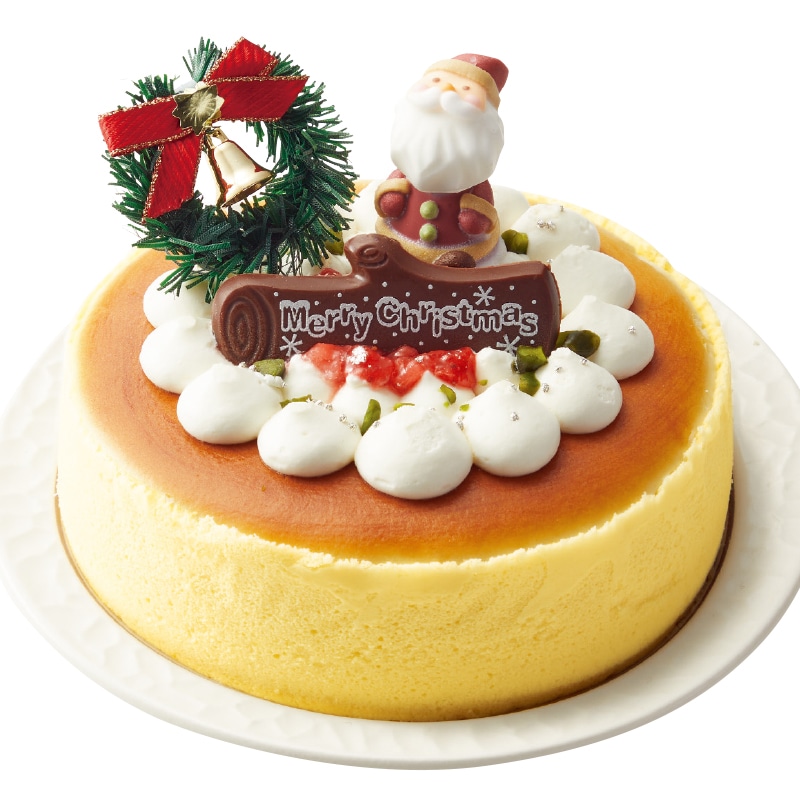 ＜クリスマス＞〈岩瀬牧場〉クリスマスチーズケーキ