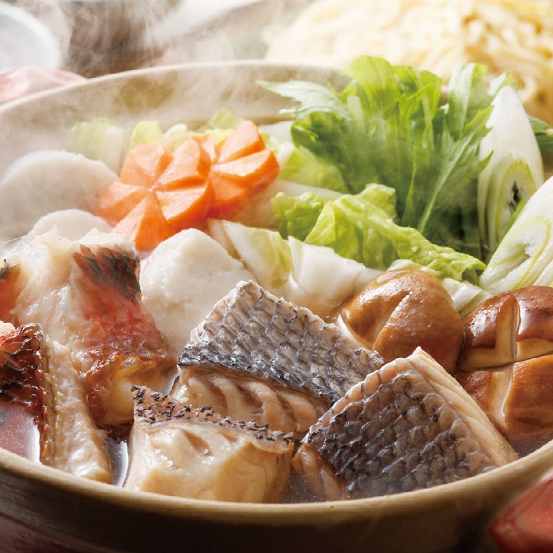 クエだしで味わう長崎地魚海鮮鍋
