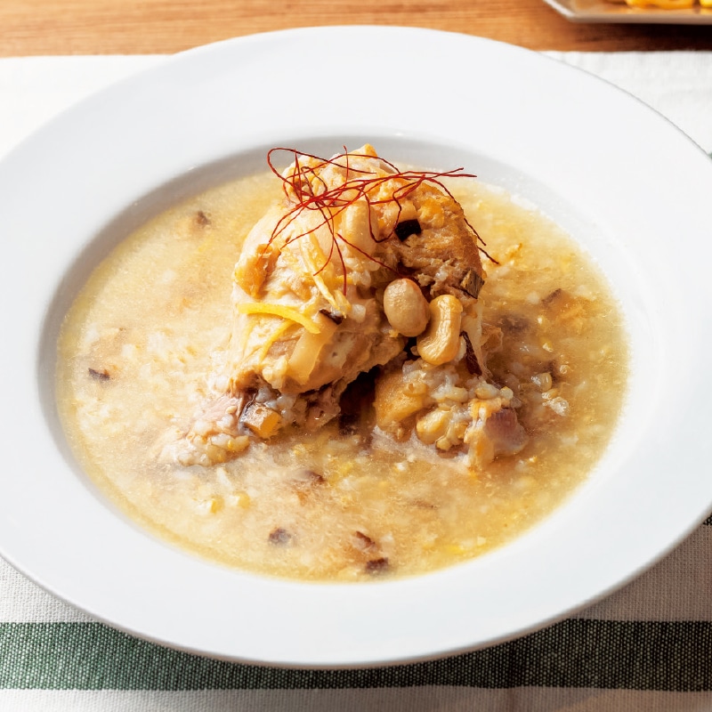 国産若鶏のサムゲタン風スープ　５食セット