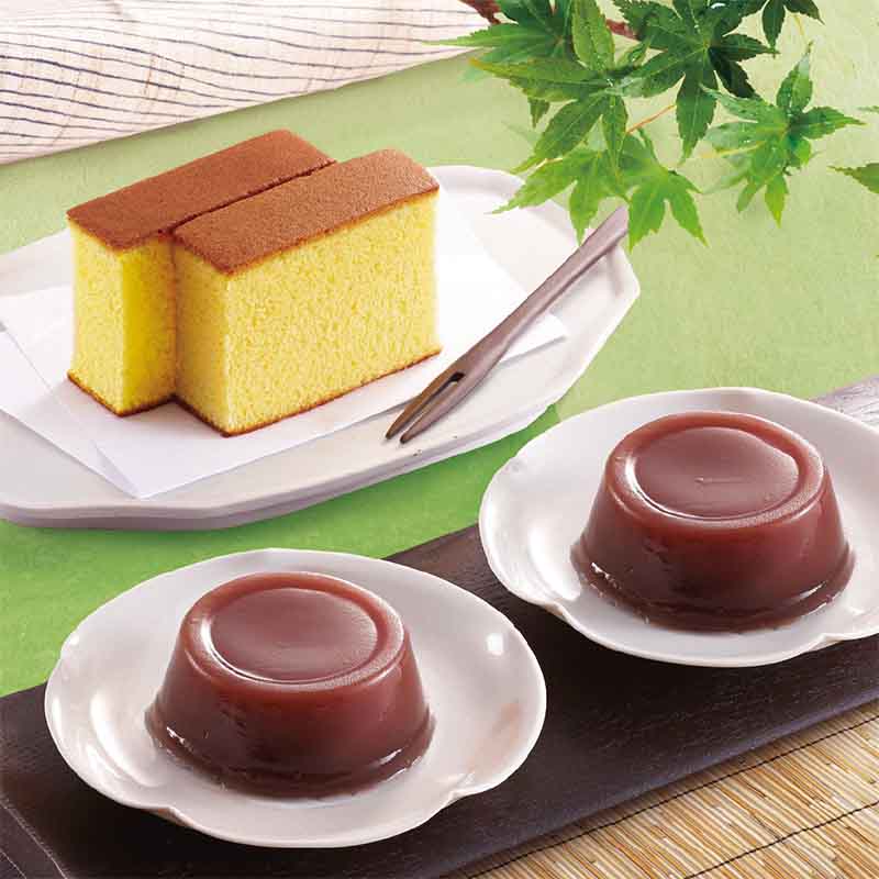 <お中元>カステラ・水ようかんセット