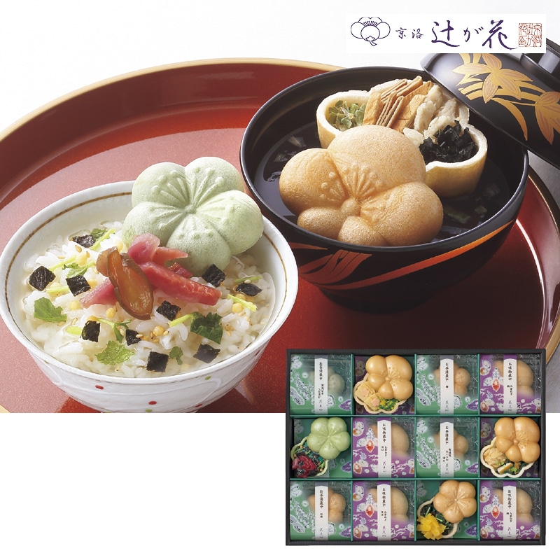 <お中元>京都 辻が花 お茶漬・お吸物最中詰合せ(東海版)