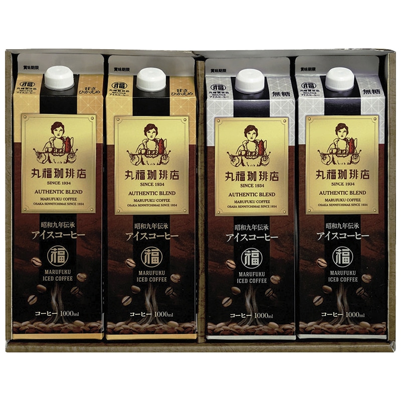 <お中元>丸福珈琲店 昭和九年伝承アイス珈琲詰合せ(東海版)
