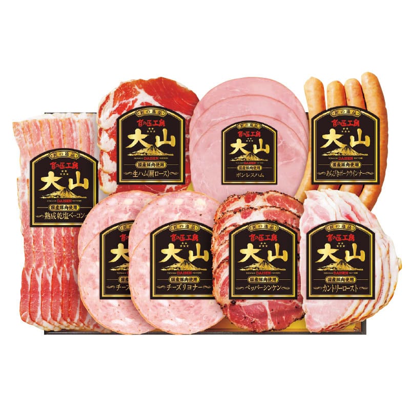 <お中元>大山ハム 匠の逸品ハム詰合せ(国産豚肉使用)(西日本版)