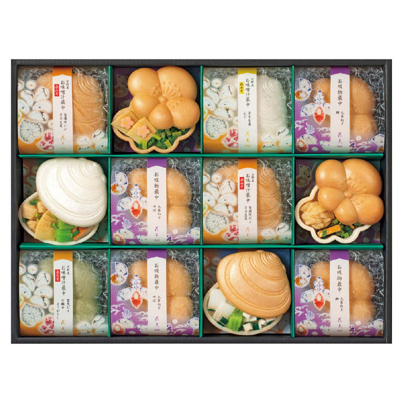 <お中元>京都・辻が花 京野菜のお吸物最中詰合せ(西日本版)