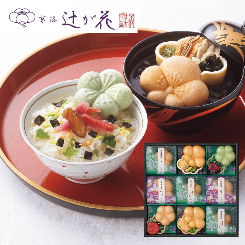 <お中元>京都 辻が花 お茶漬・お吸物最中詰合せ(西日本版)