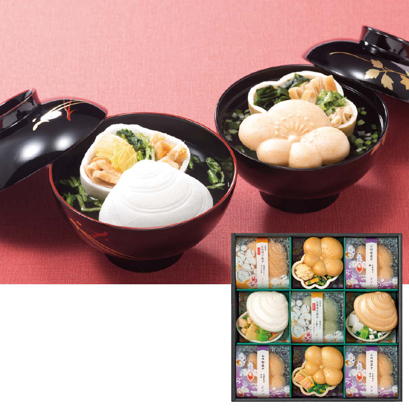 <お中元>京都・辻が花 京野菜のお吸物最中詰合せ(西日本版)