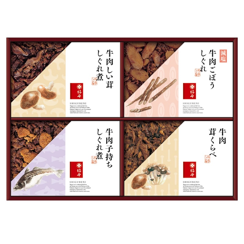 <お中元>柿安 牛肉しぐれ煮詰合せ(西日本版)
