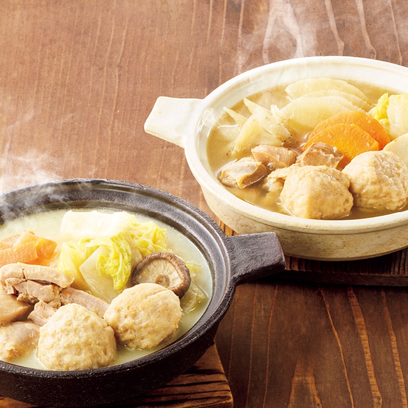 <お歳暮>温めるだけ 旨塩ちゃんこ・博多水炊きギフト