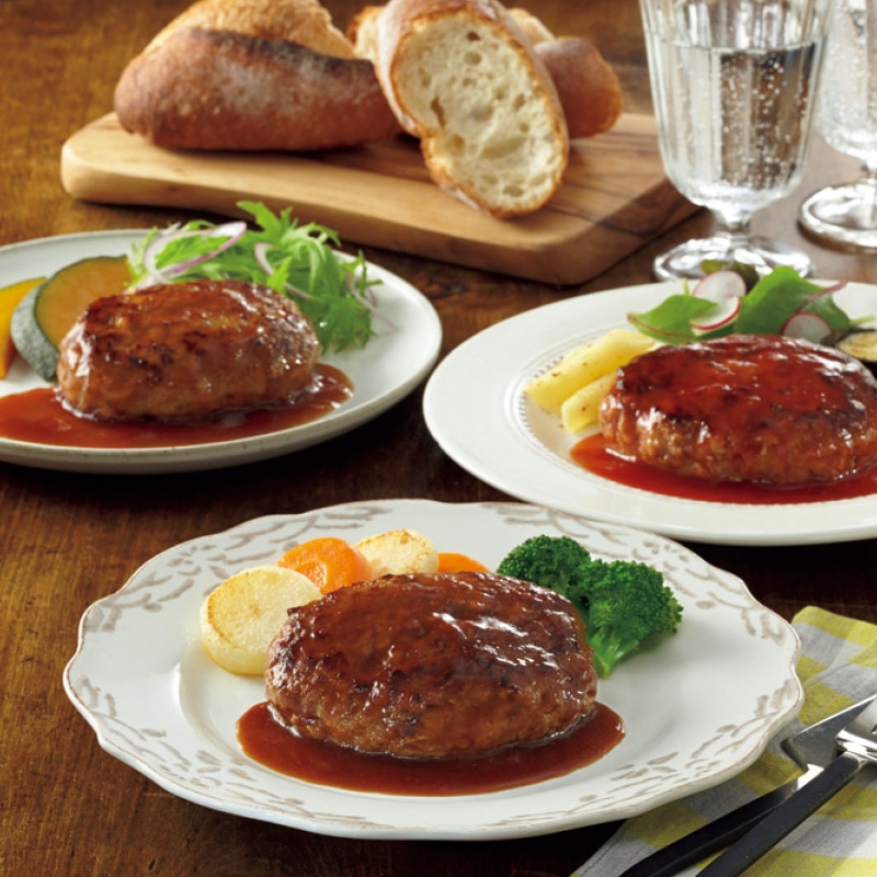 <お歳暮>「直火厨房」荒挽ハンバーグ HB−32J