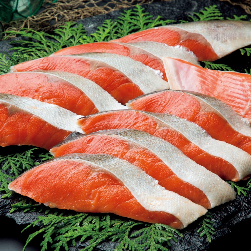 <お歳暮>紅鮭半身切身