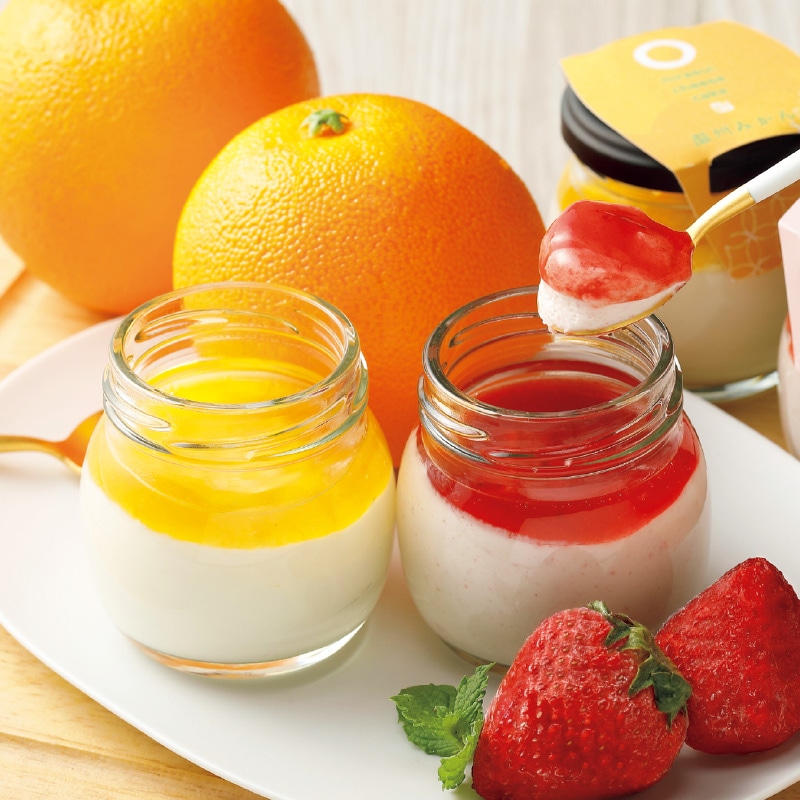 <お歳暮>国産フルーツのチーズケーキ あまおう・ミカン