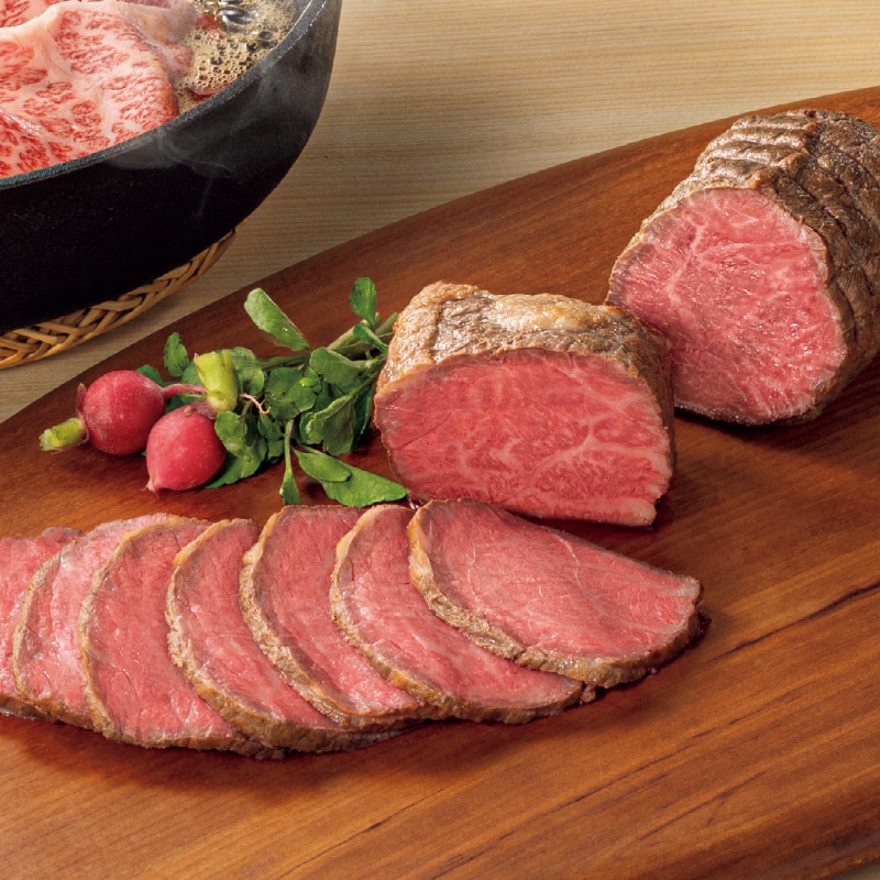 <お歳暮>皇居外苑 楠公レストハウス ゐざさ中谷本舗 鹿児島黒牛ローストビーフ