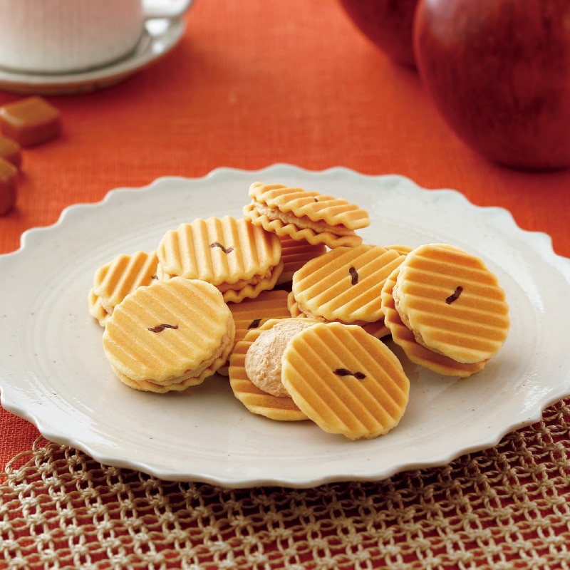 <お歳暮><鼓月>姫千寿せんべいキャラメル林檎